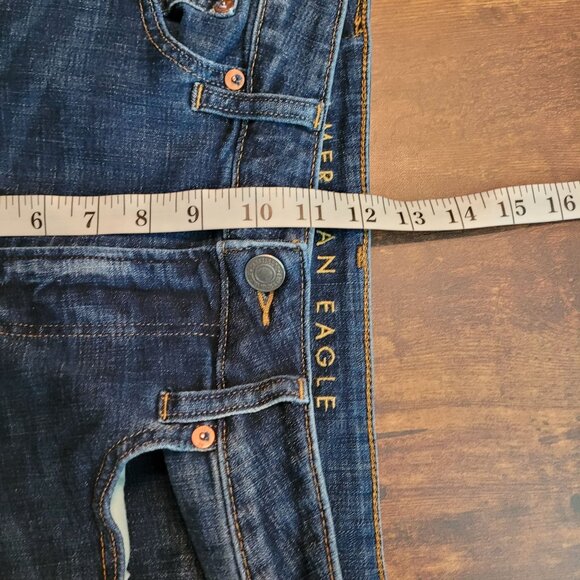 American Eagle Jeans Men 32x36 Measures 32x35 Relaxed Straight Next Level Flex - Picture 9 of 11